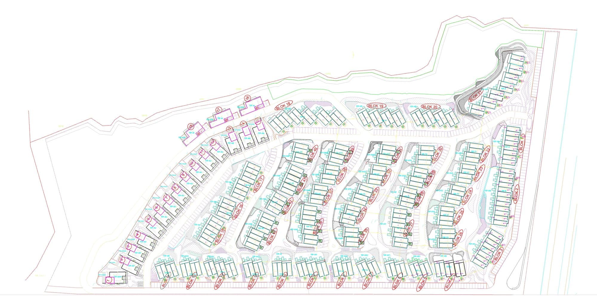 Casa Del Mare Mountain Side – Lageplan 1