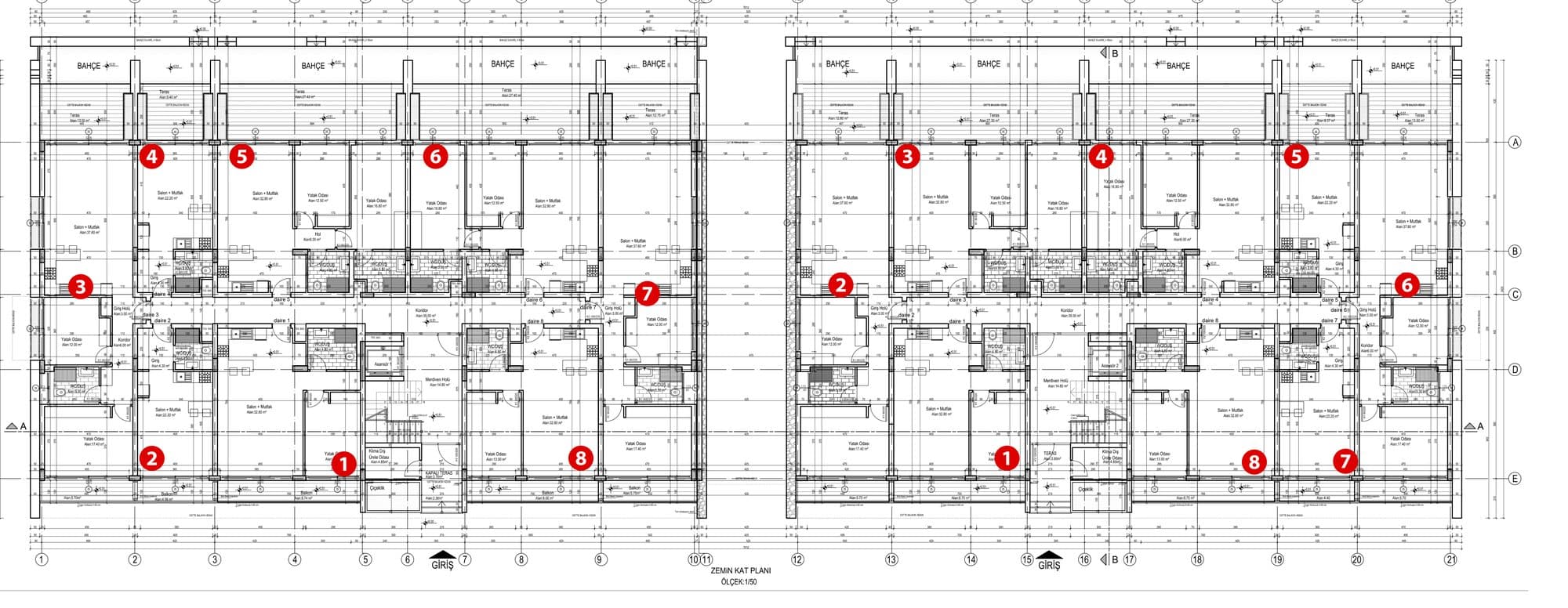 Courtyard Long Beach – Grundriss 1