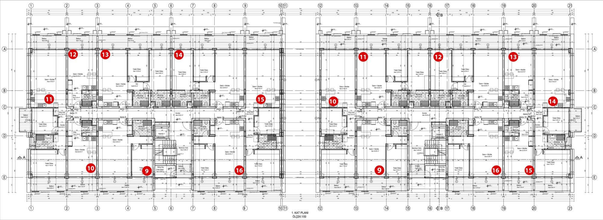 Courtyard Long Beach – Grundriss 3