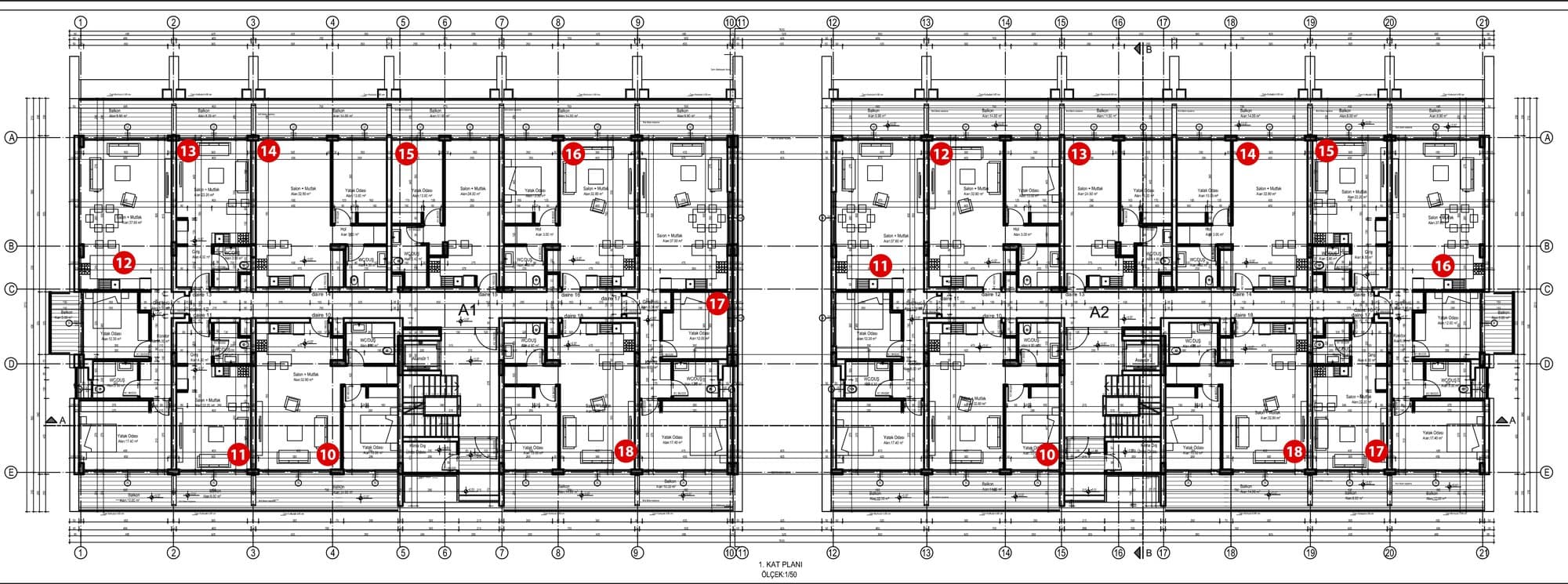 Courtyard Long Beach – Grundriss 9