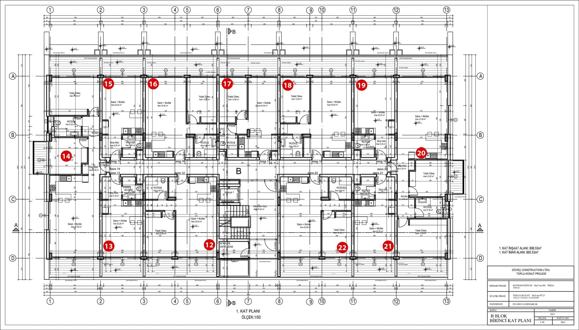 Courtyard Long Beach – Grundriss 14
