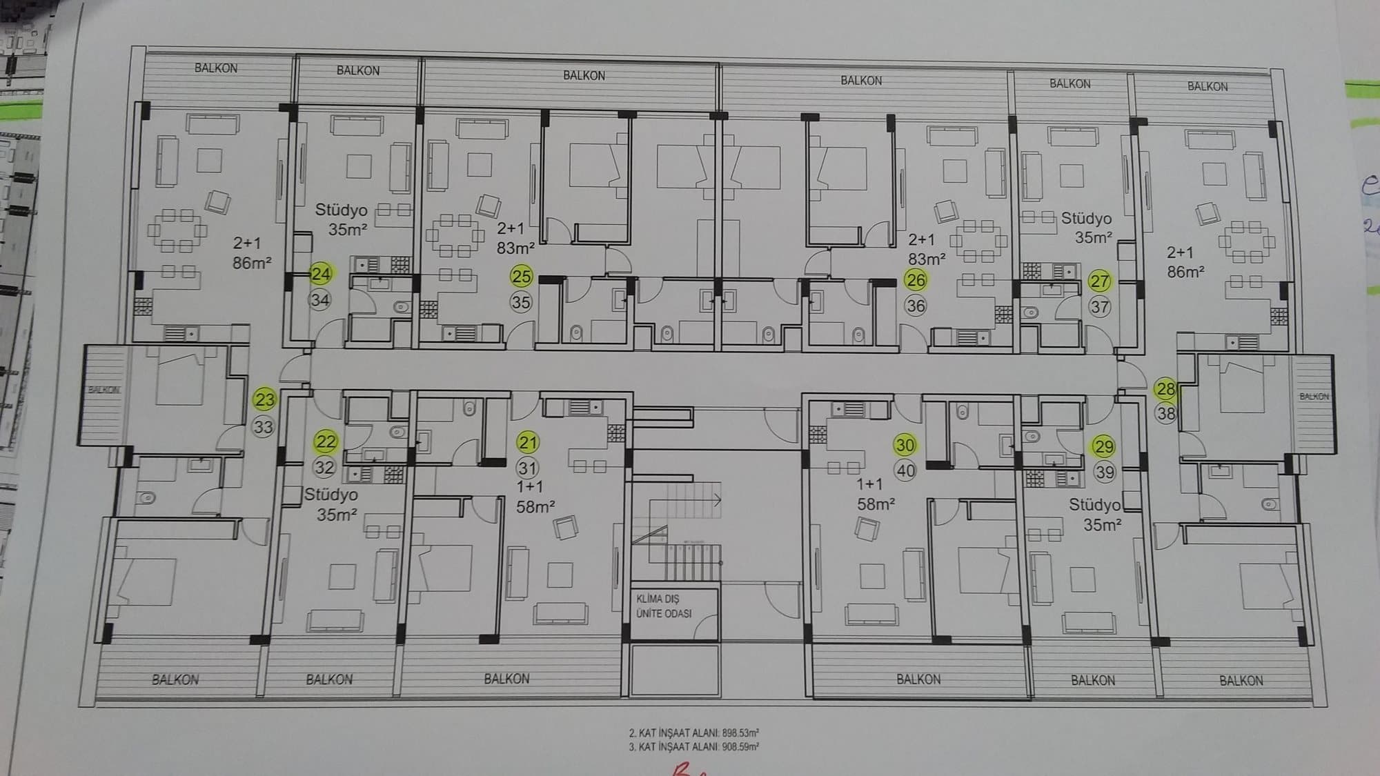 Courtyard Long Beach – Grundriss 19