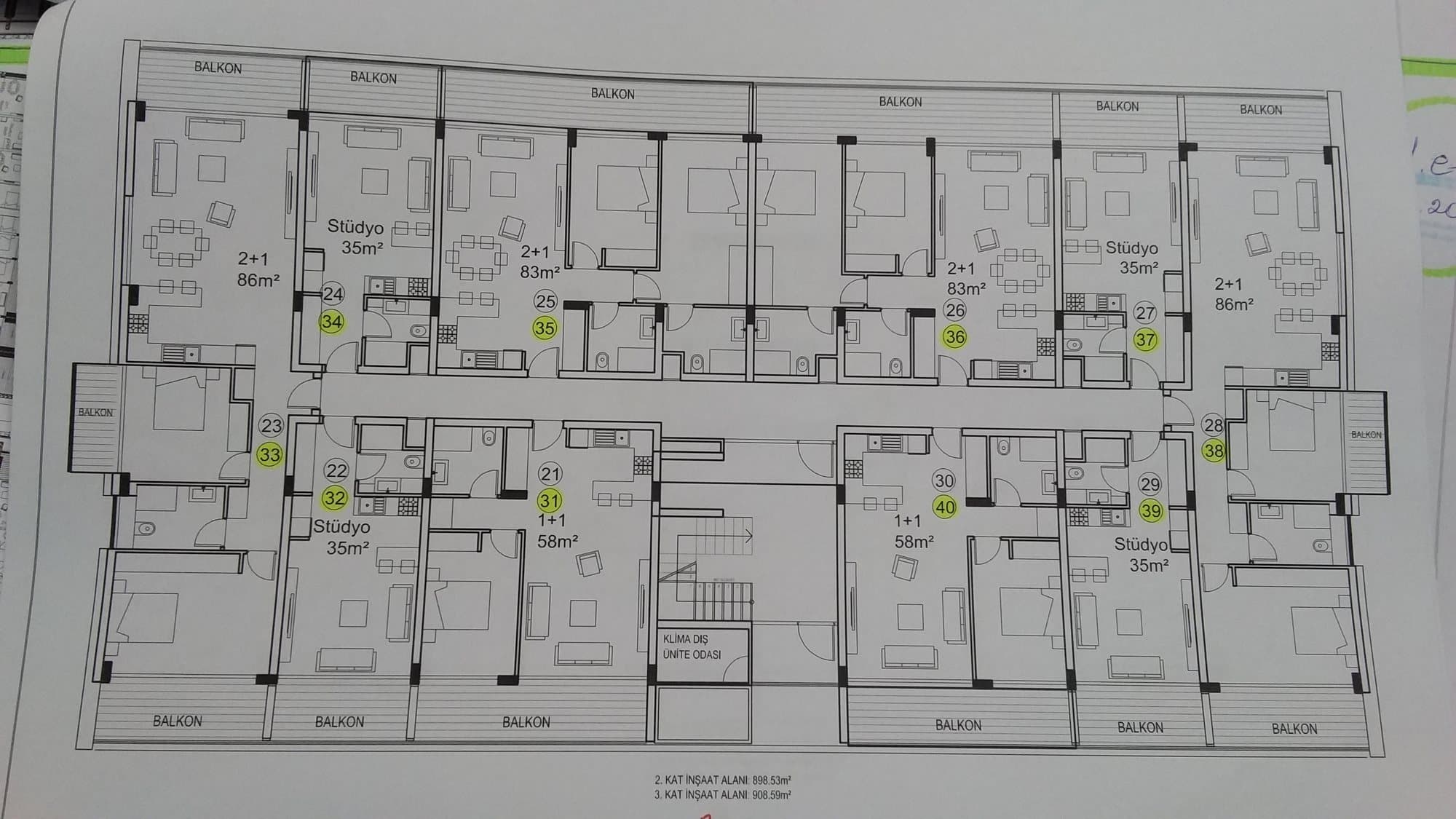 Courtyard Long Beach – Grundriss 20