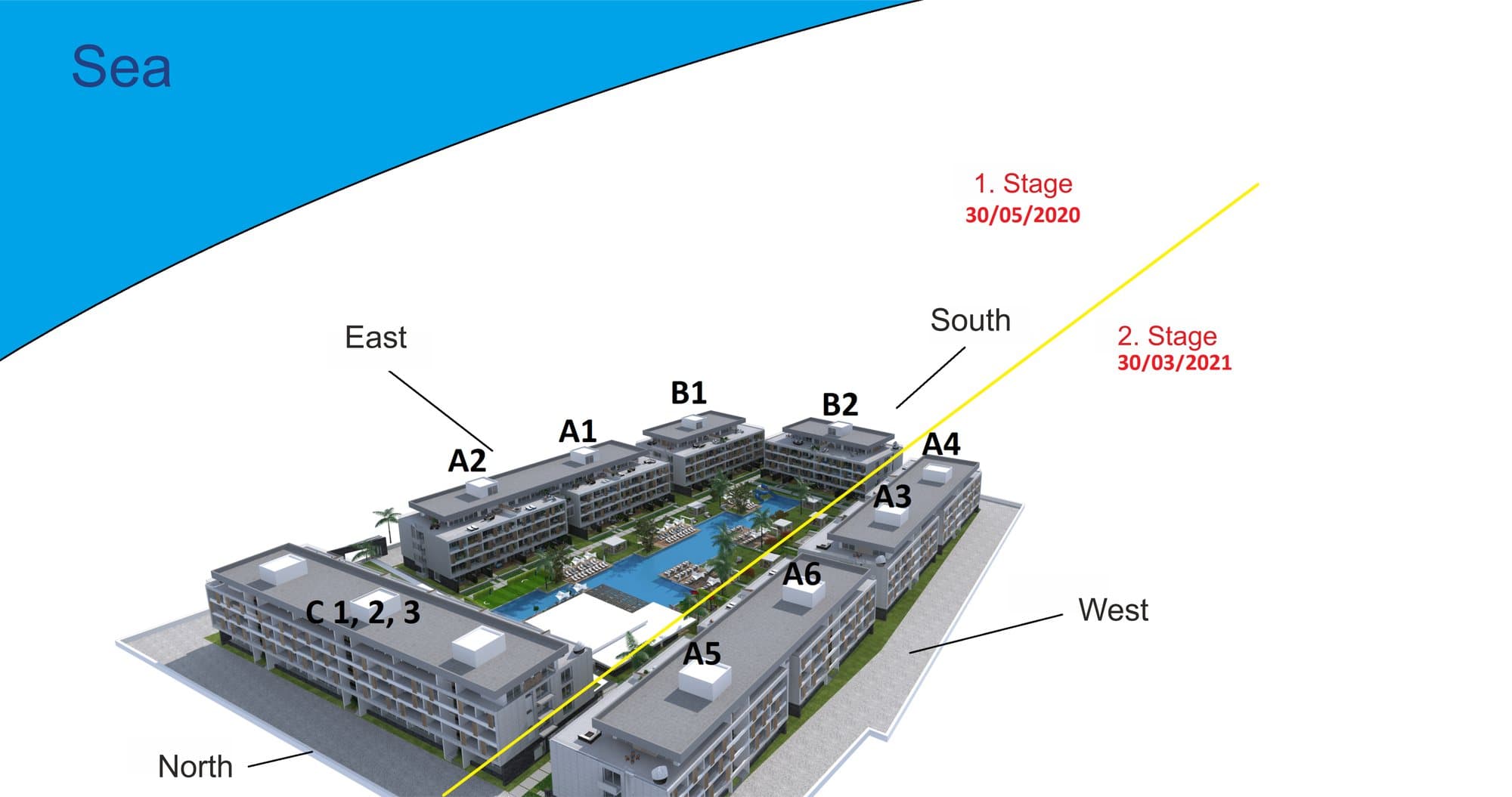Courtyard Long Beach – Lageplan 4