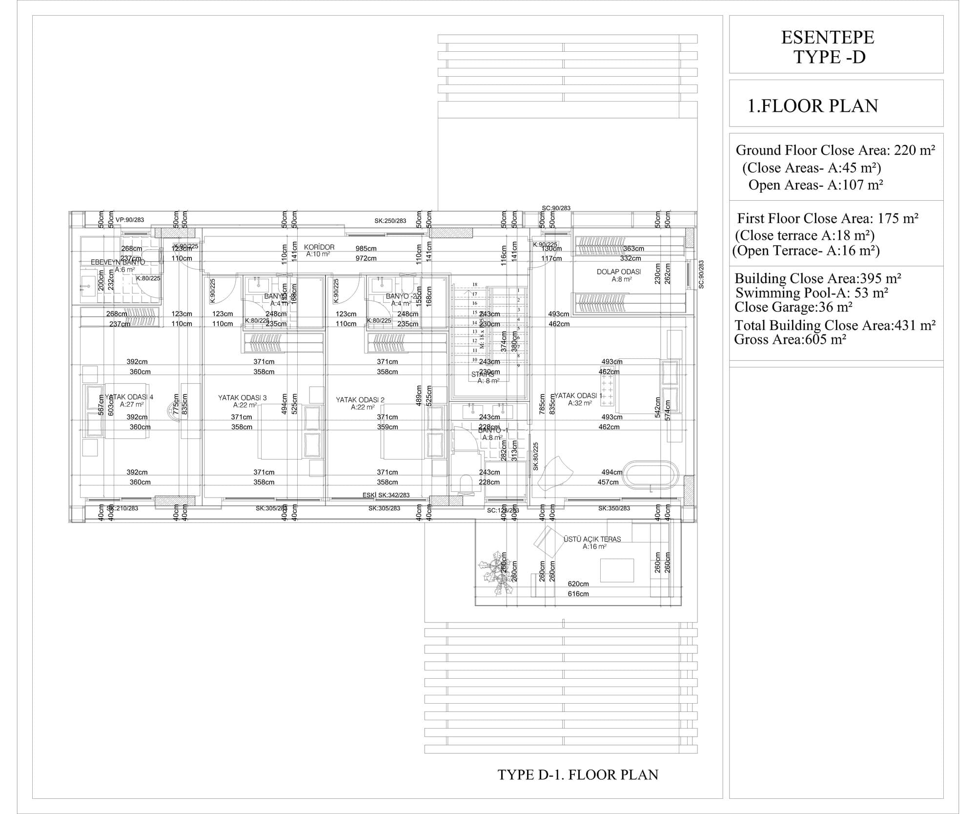 Esentepe Villas – Grundriss 14