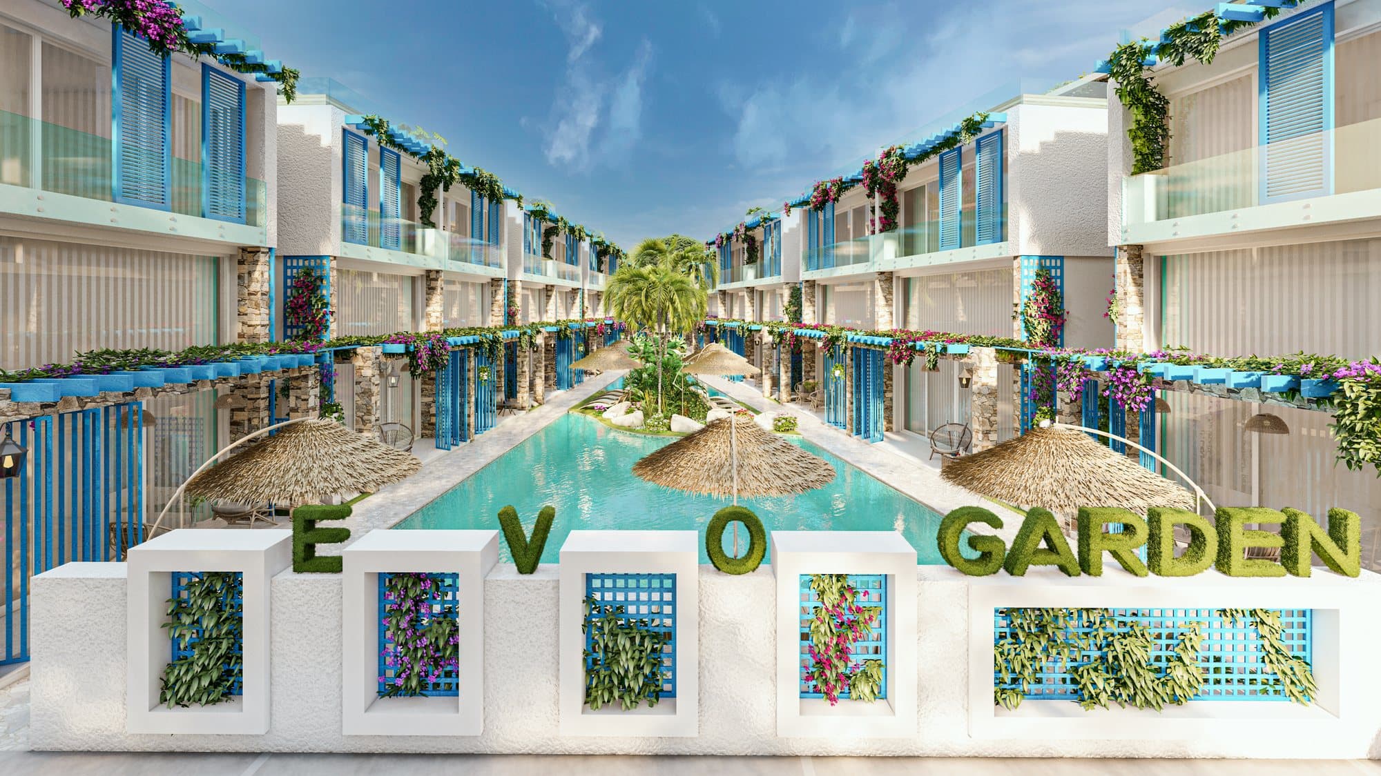 Evo Garden – Außenansicht 1