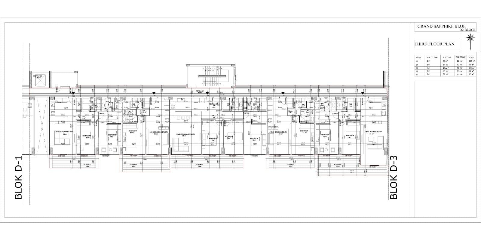 Grand Sapphire Blu – Grundriss 41