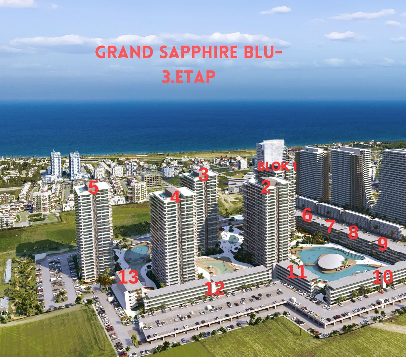 Grand Sapphire Blu – Lageplan 6