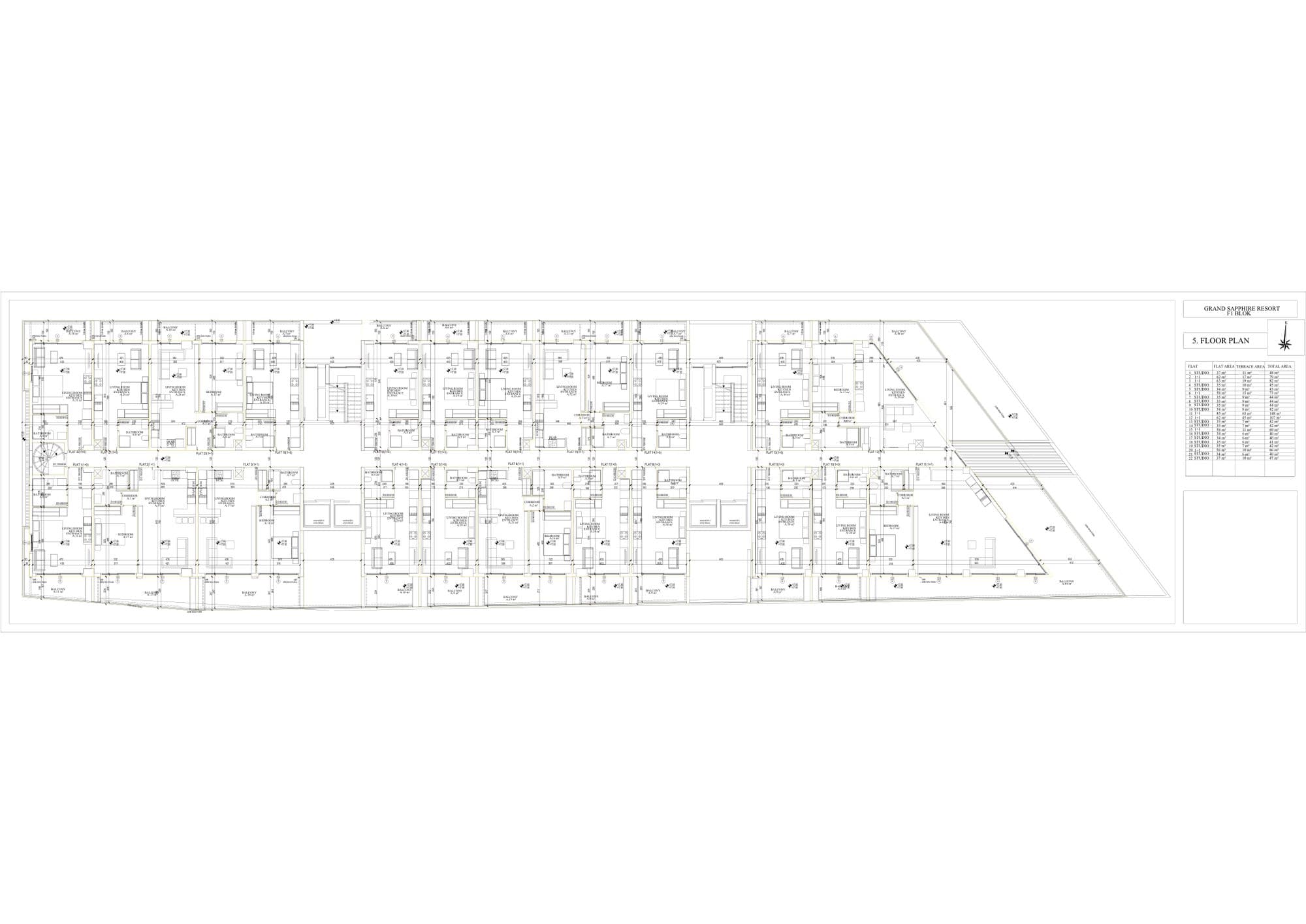 Grand Sapphire F Blok – Grundriss 11
