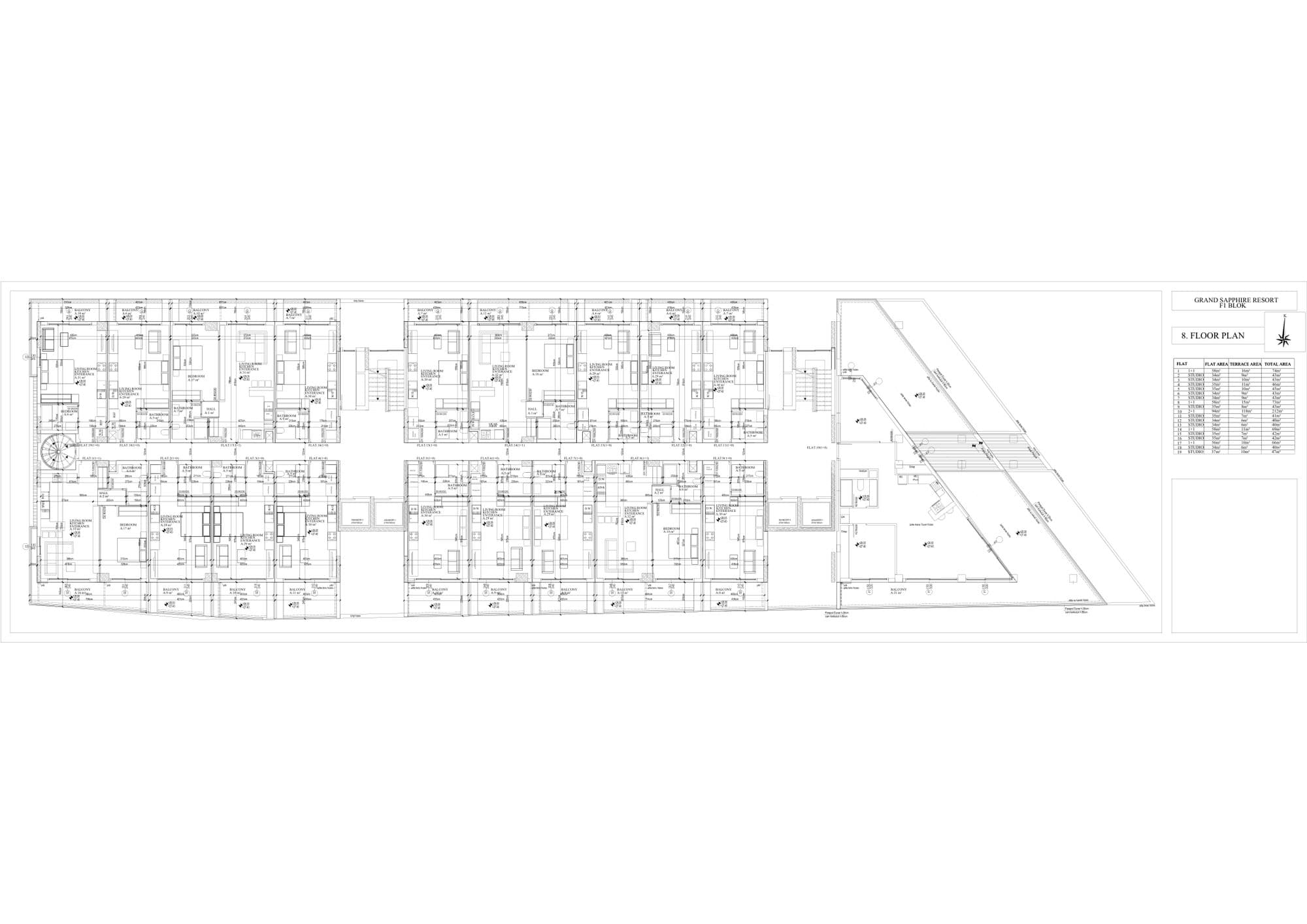 Grand Sapphire F Blok – Grundriss 15