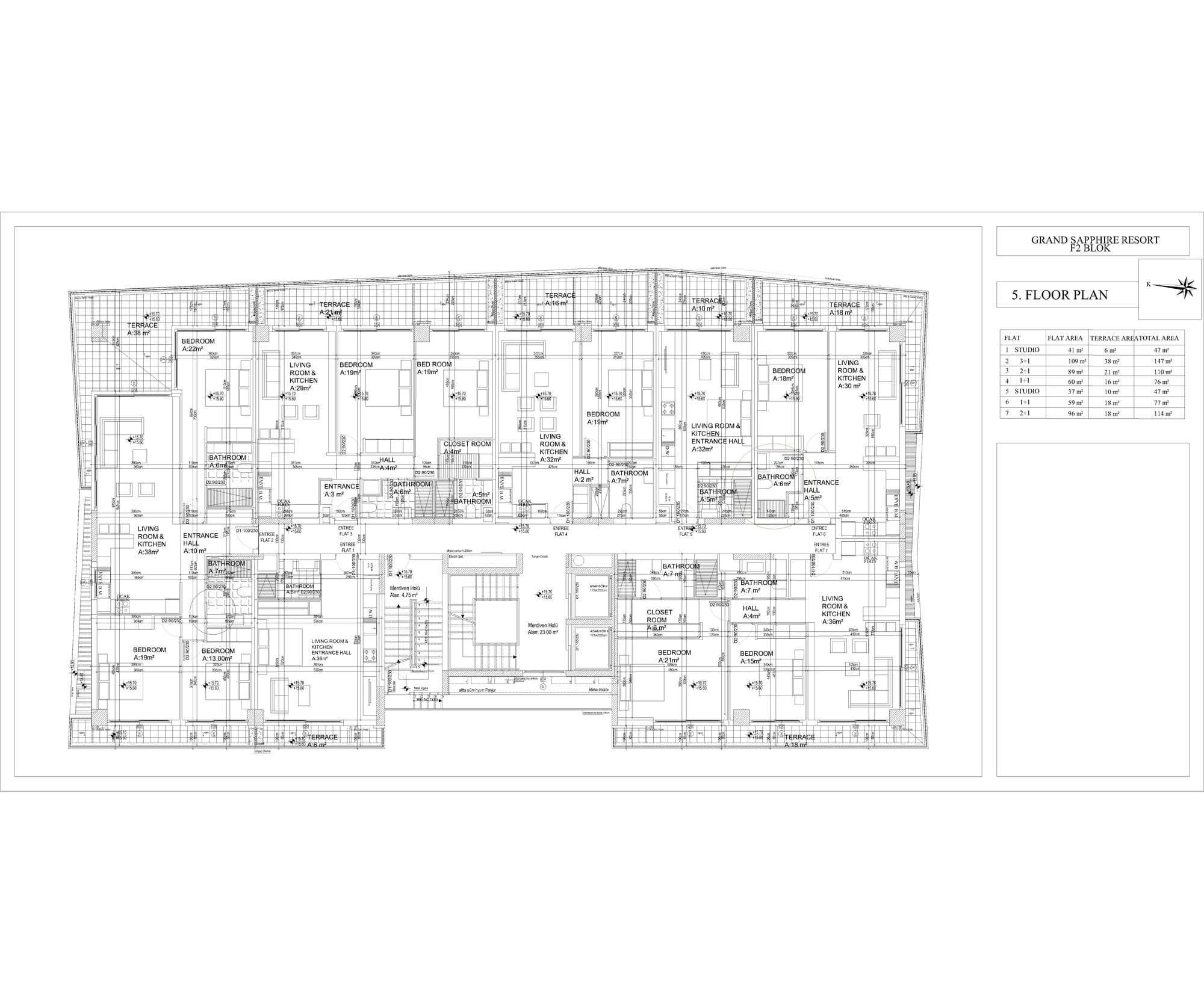 Grand Sapphire F Blok – Grundriss 21