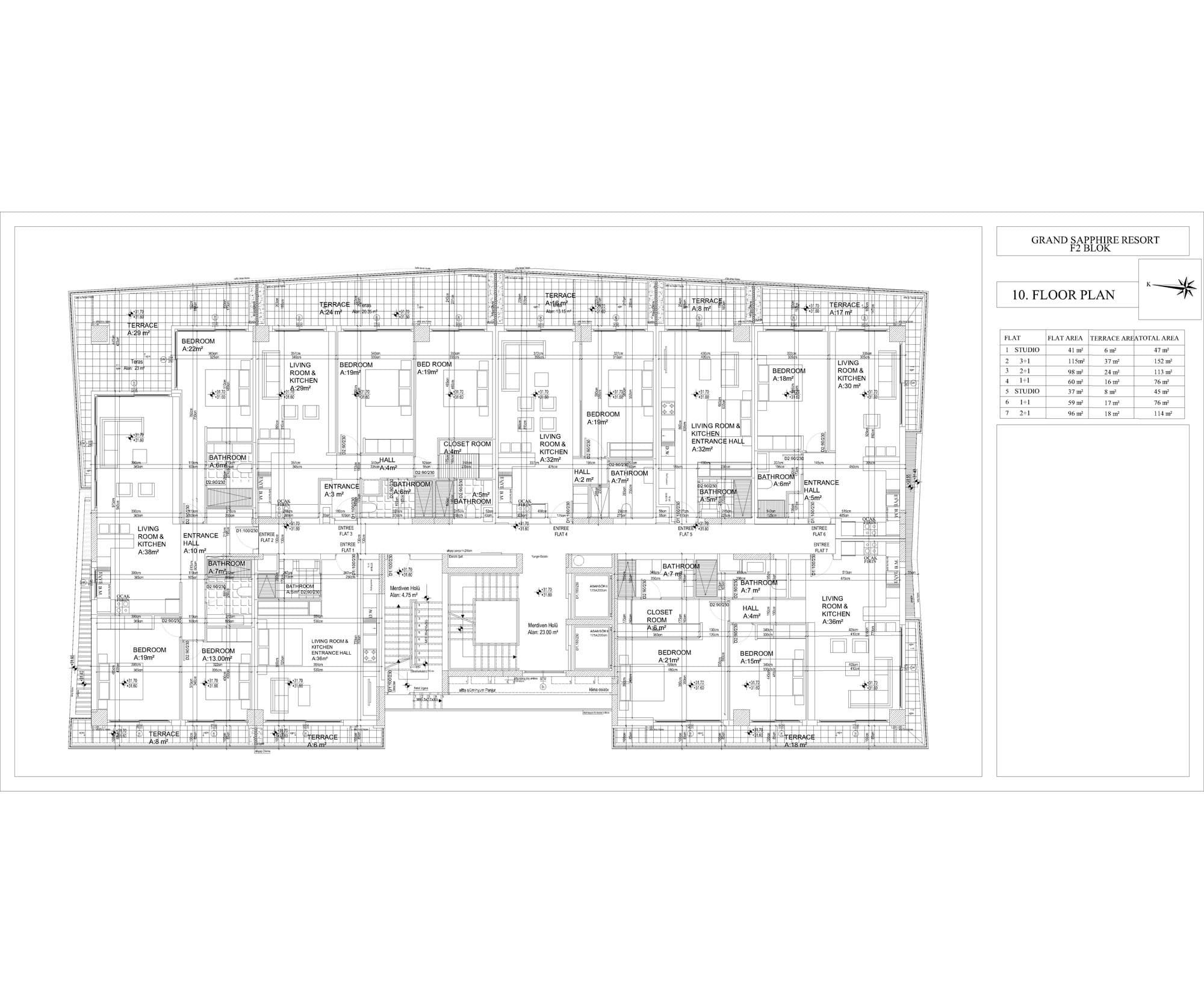 Grand Sapphire F Blok – Grundriss 26