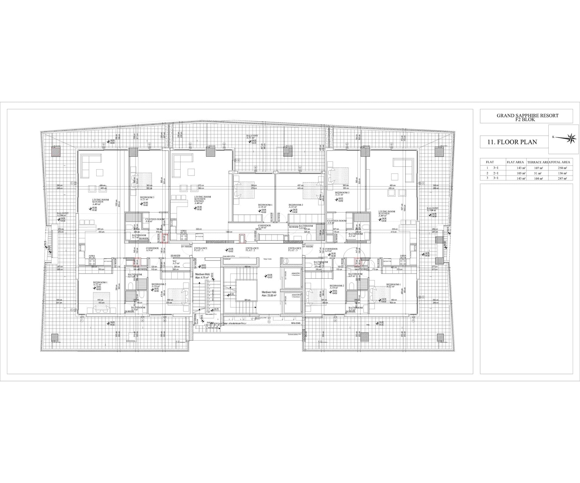 Grand Sapphire F Blok – Grundriss 27