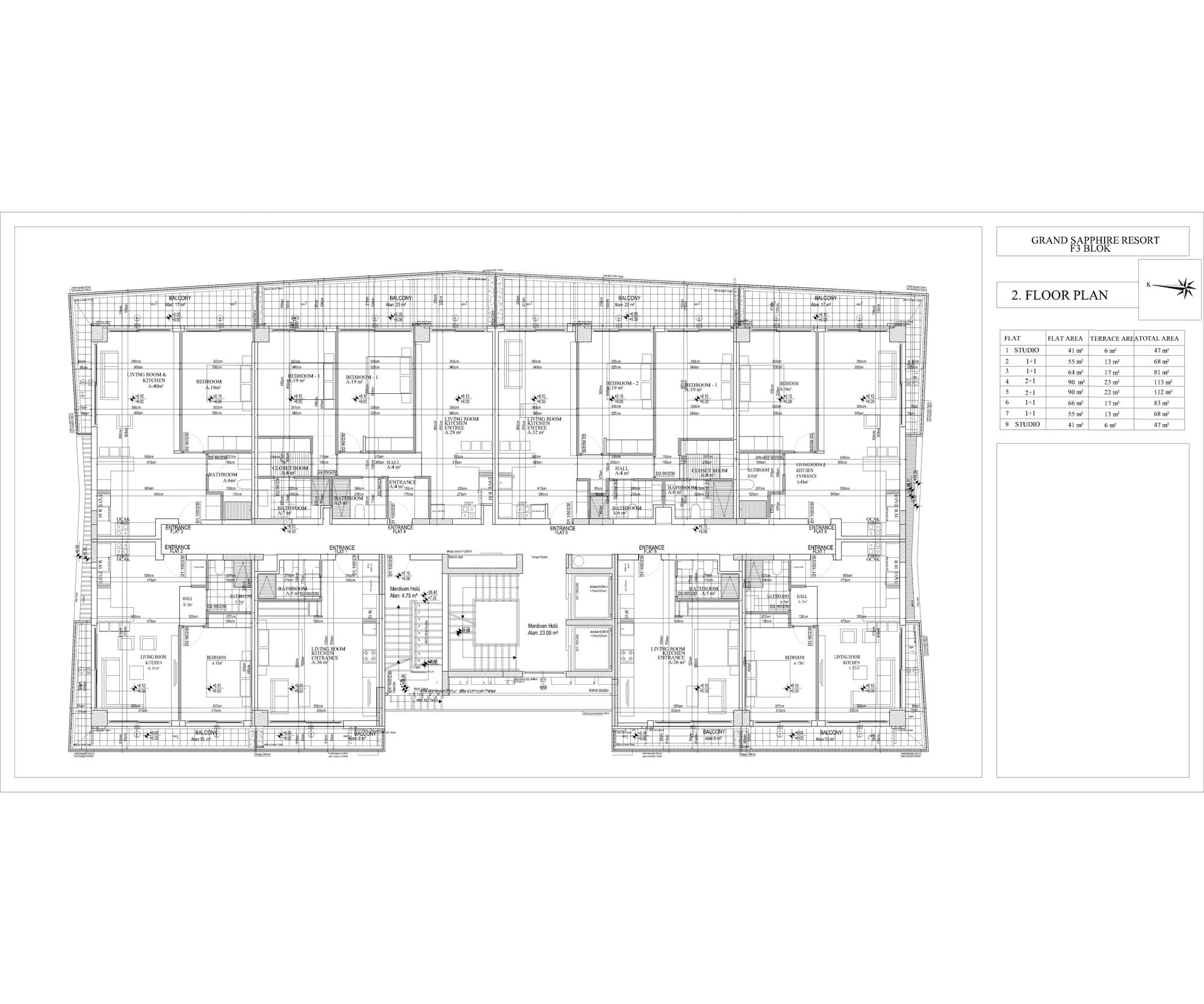 Grand Sapphire F Blok – Grundriss 30
