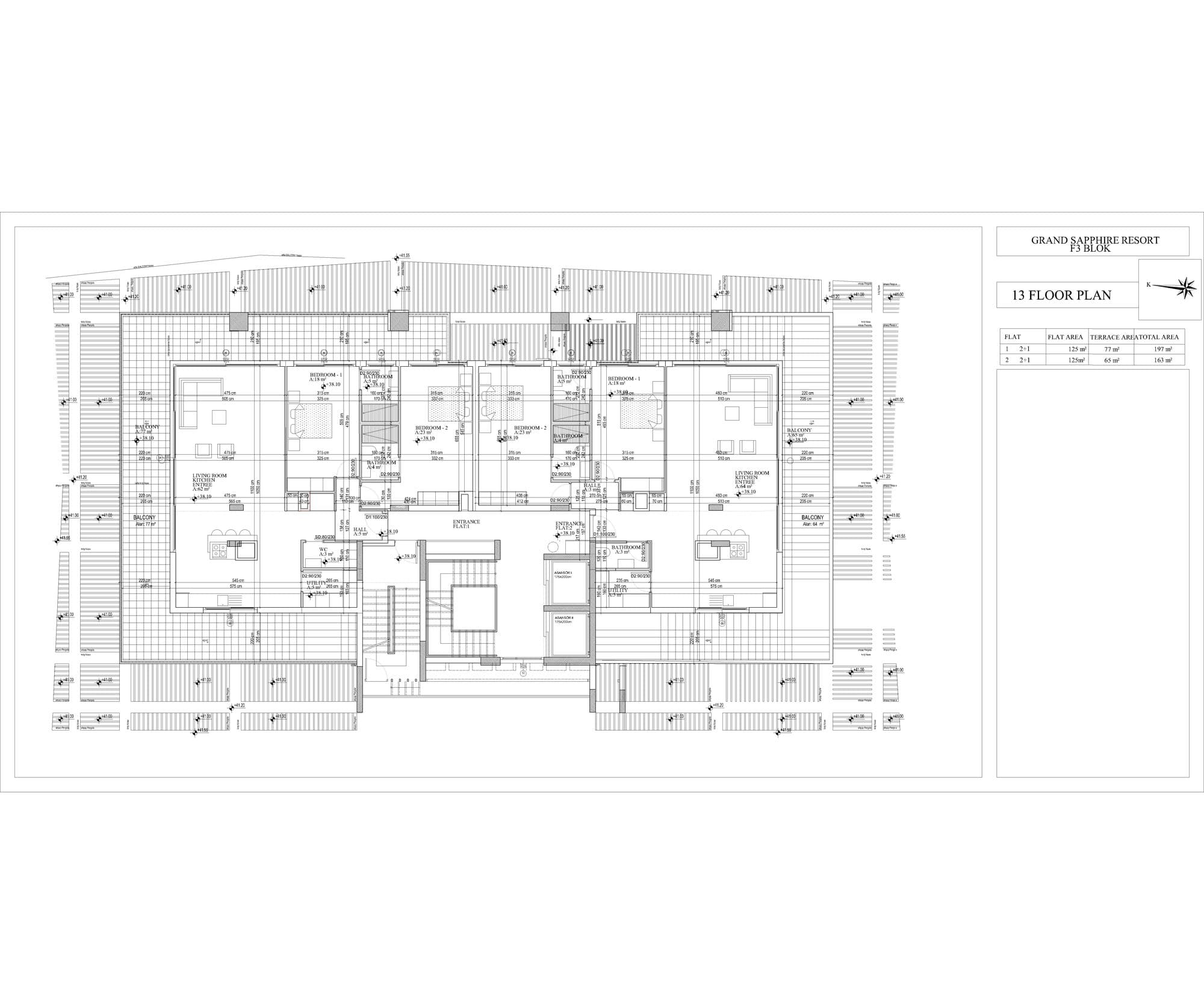 Grand Sapphire F Blok – Grundriss 41