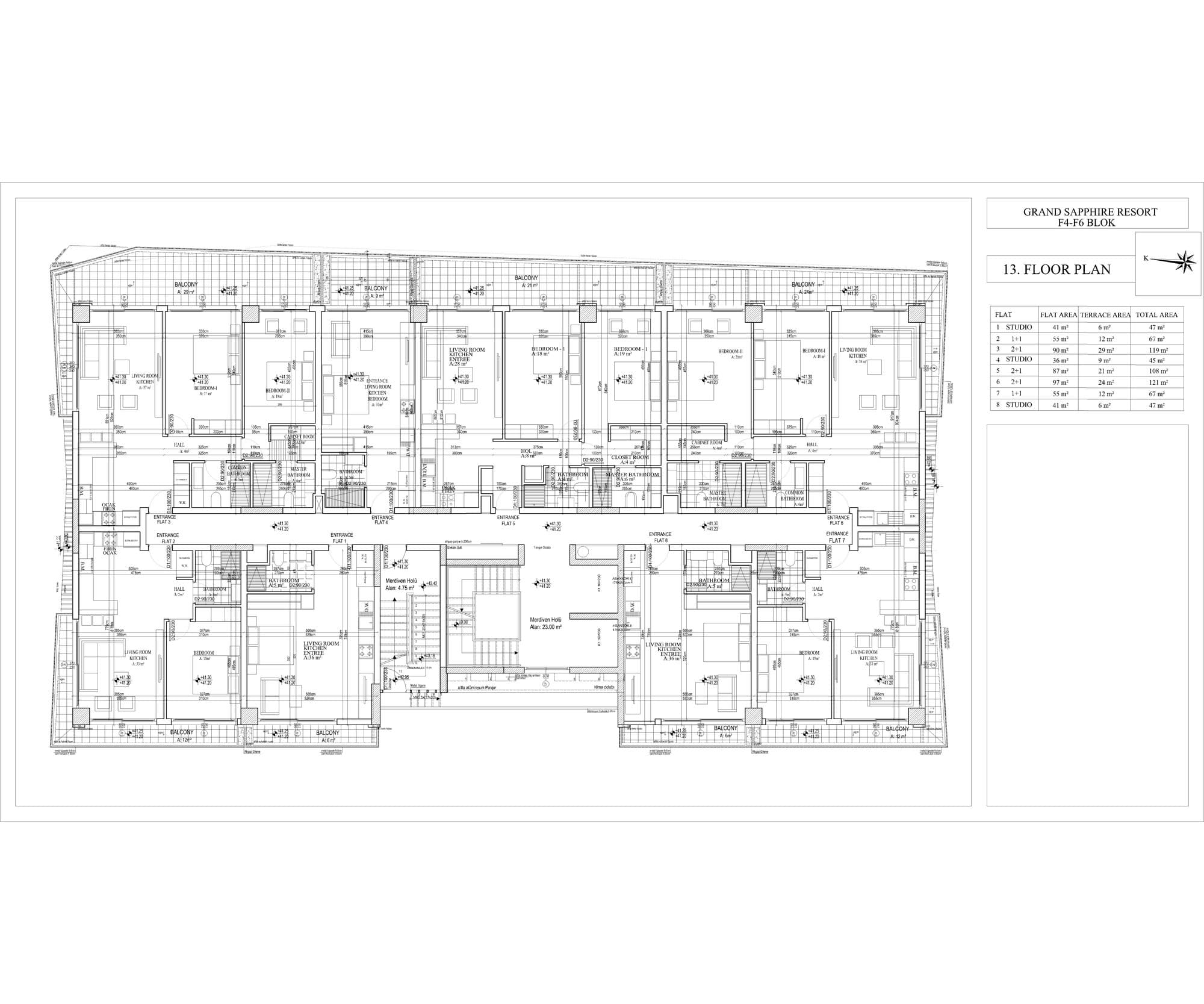 Grand Sapphire F Blok – Grundriss 49