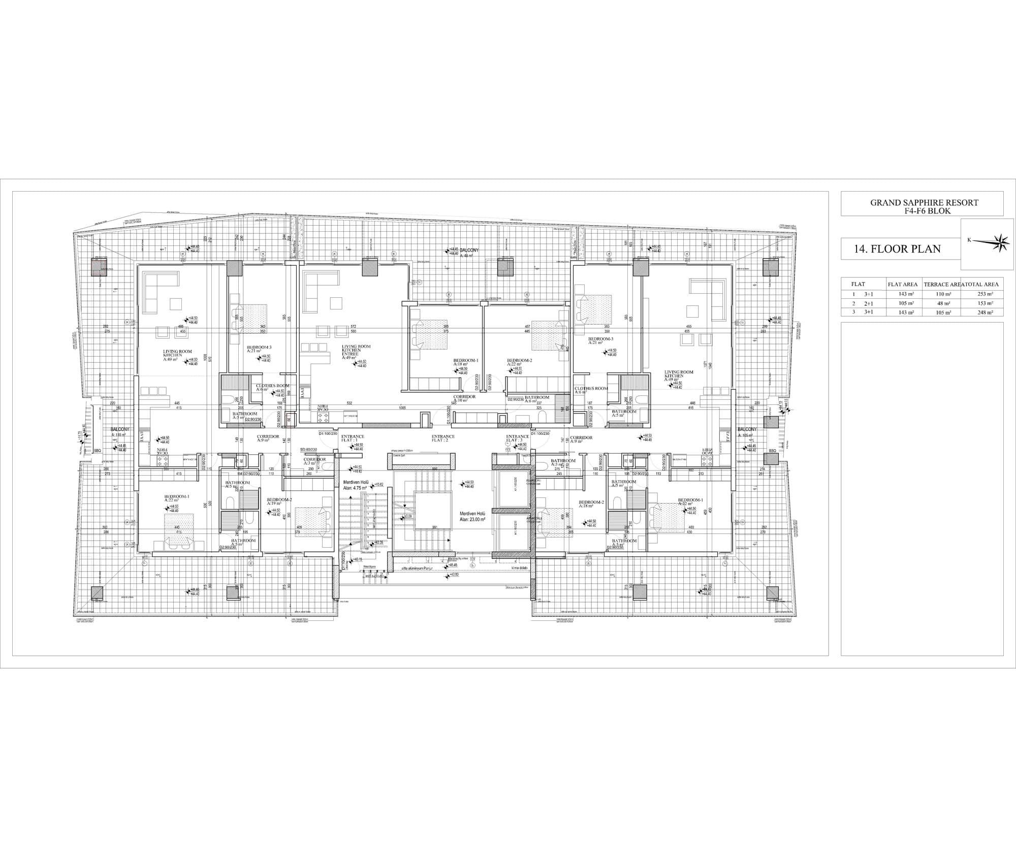 Grand Sapphire F Blok – Grundriss 50