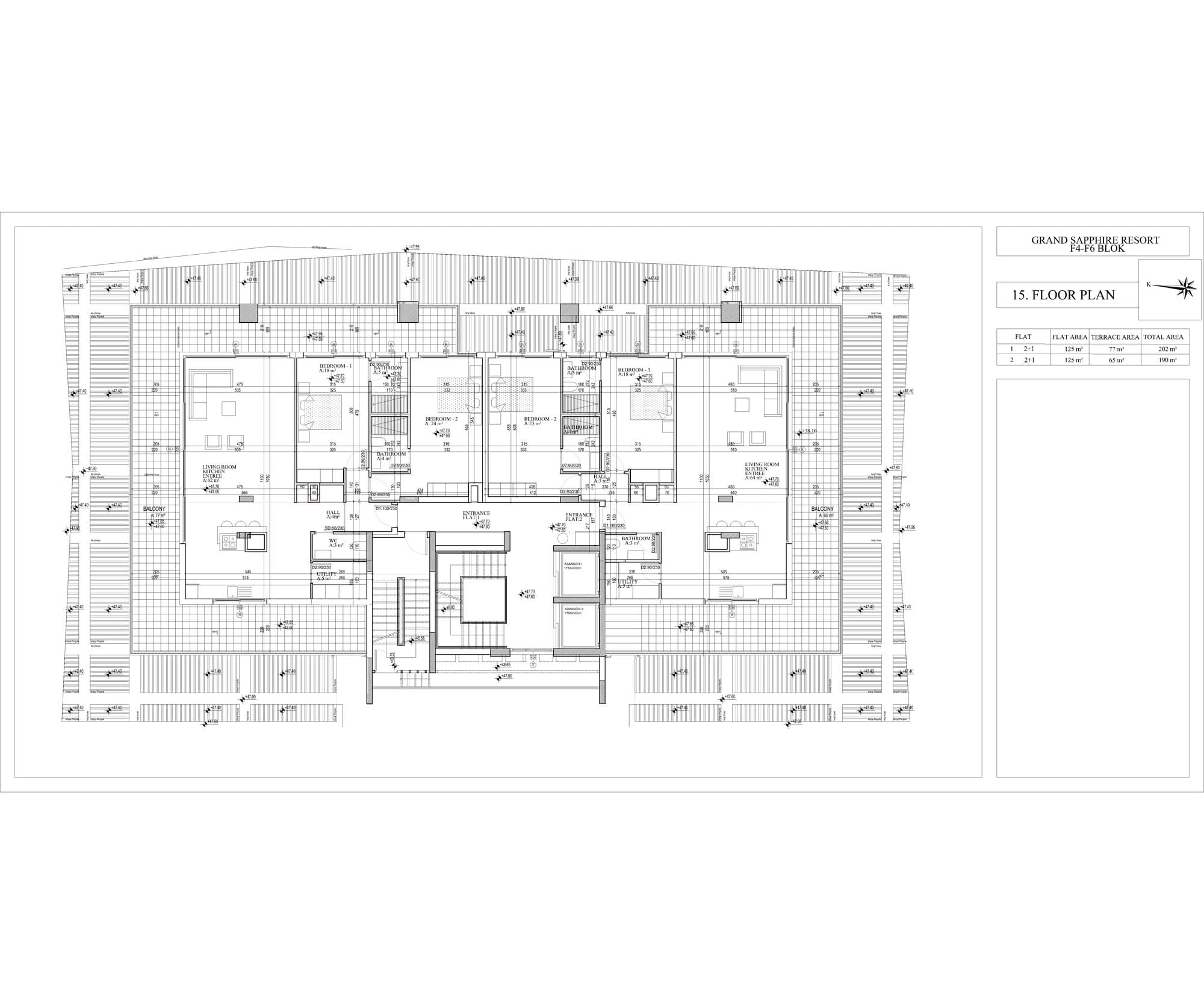Grand Sapphire F Blok – Grundriss 51
