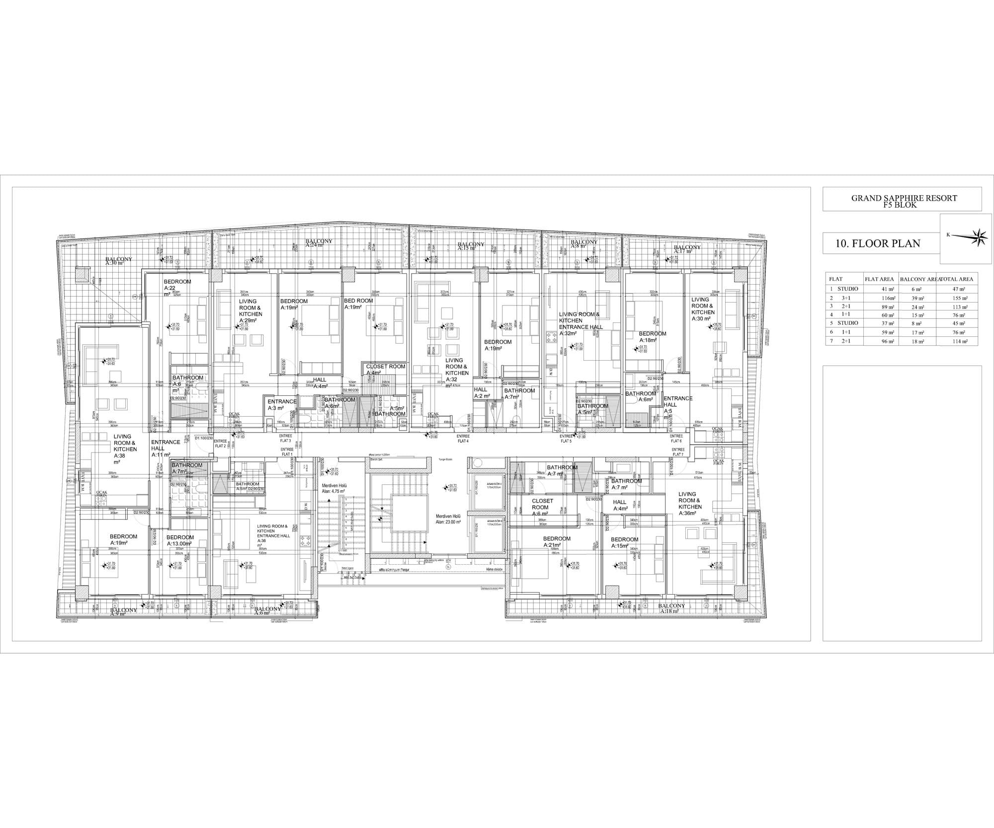Grand Sapphire F Blok – Grundriss 66