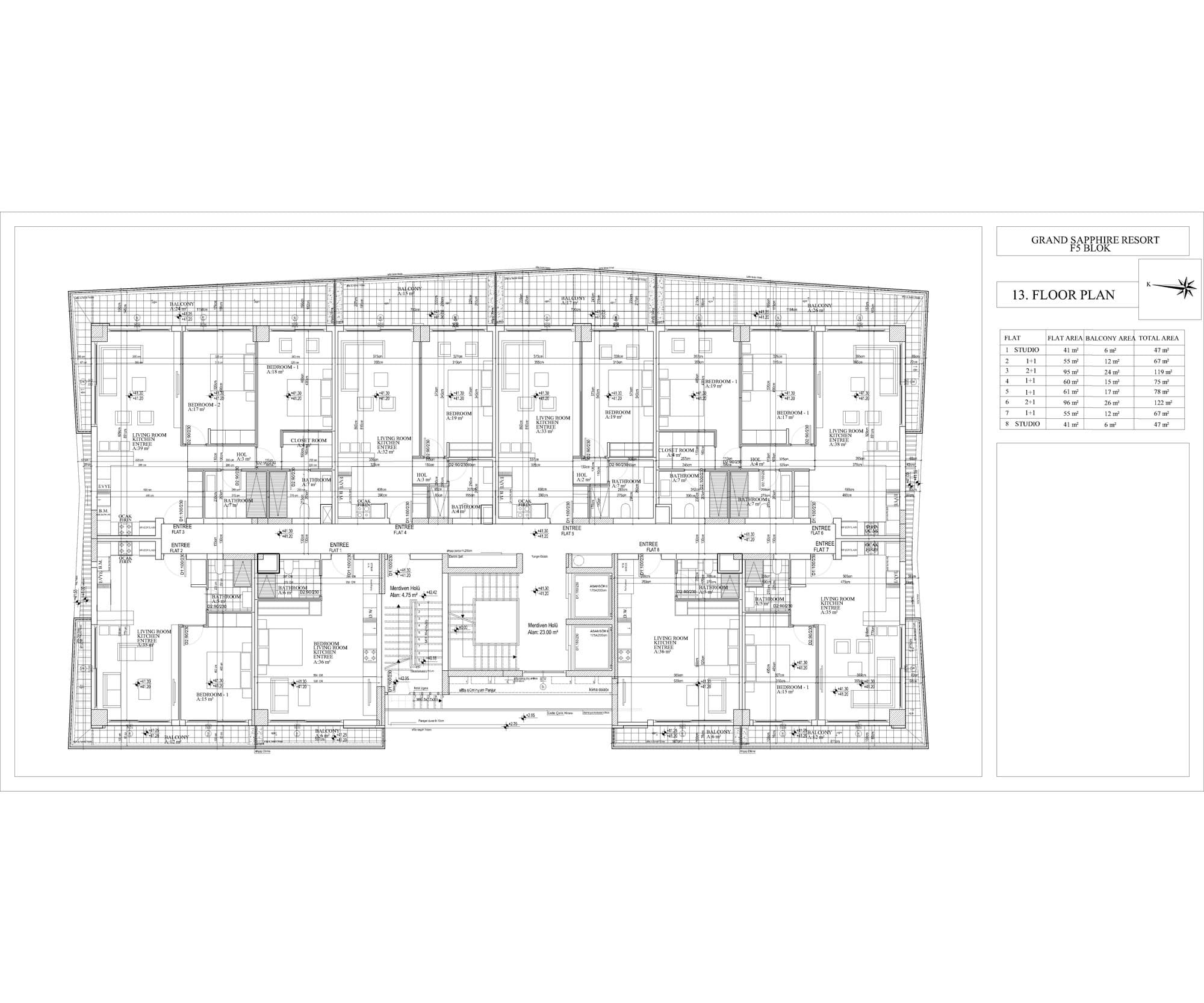 Grand Sapphire F Blok – Grundriss 69
