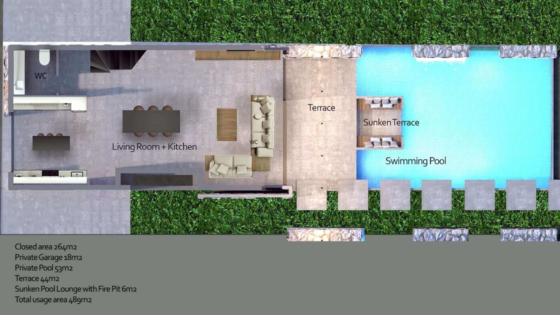 MoonLight Villas – Grundriss 1