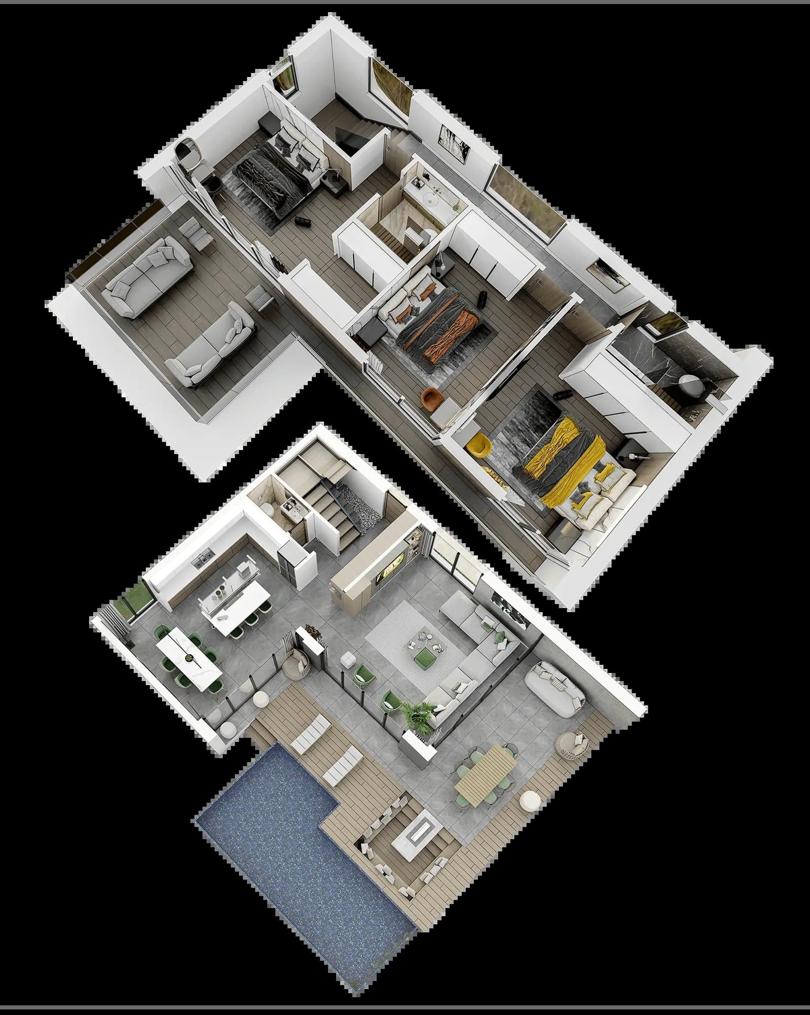 NorthernLAND Villas: Alsancak – Grundriss 1
