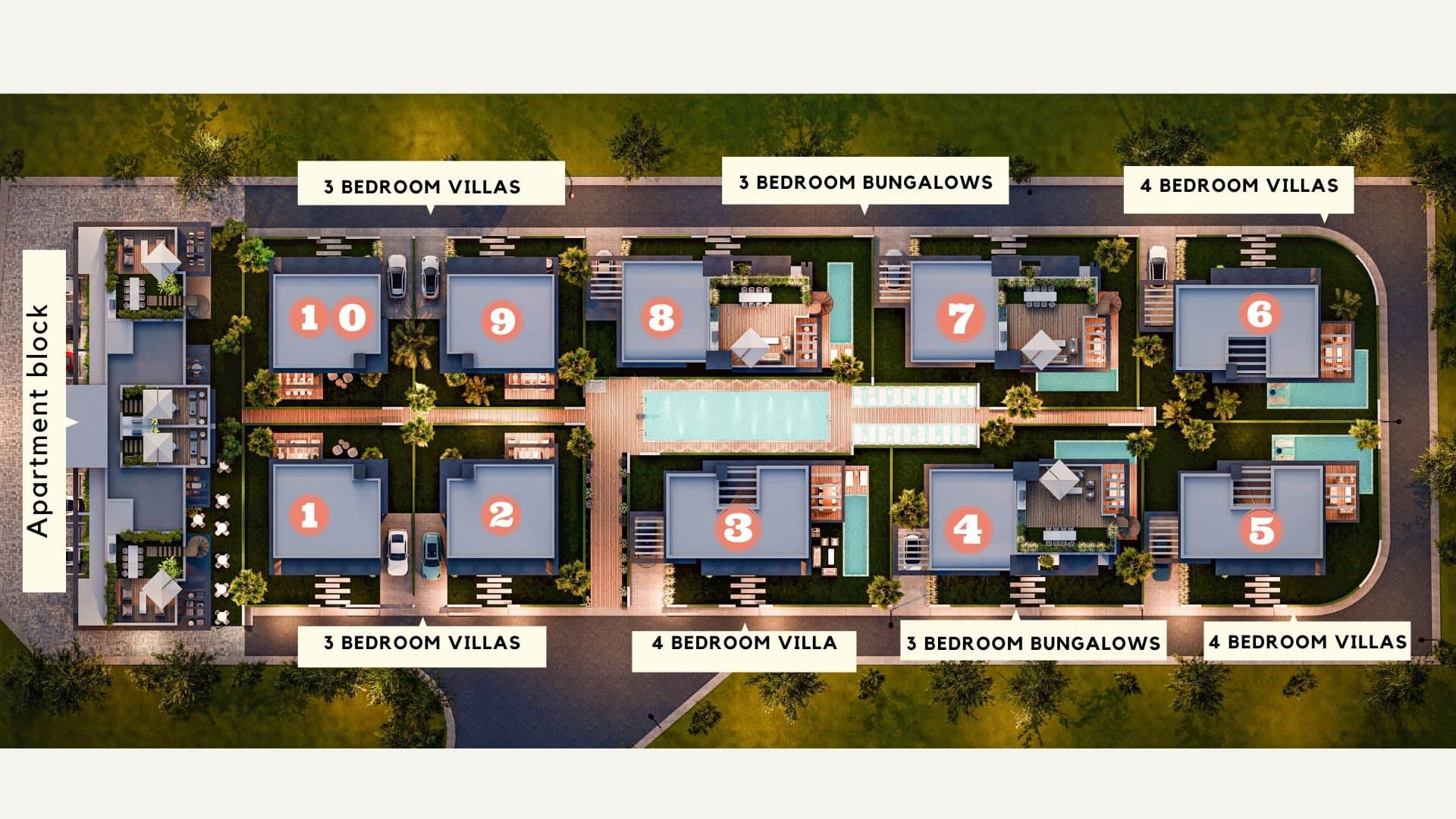 Richmond Park Villas – Lageplan 2
