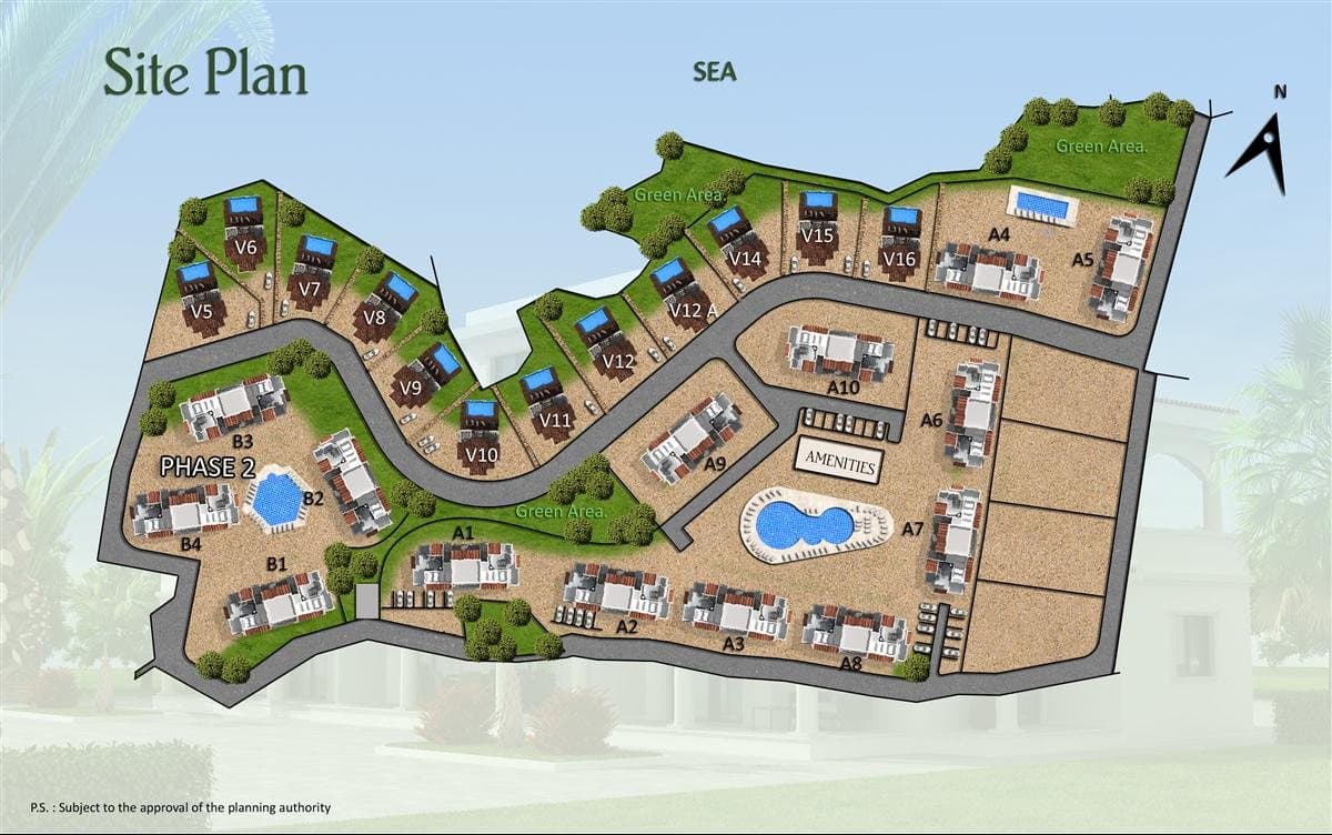 Sea Magic Villas – Lageplan 2